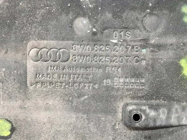 Vänster underredessköld OEM 8W0825207B för Audi A4 B9 image 7