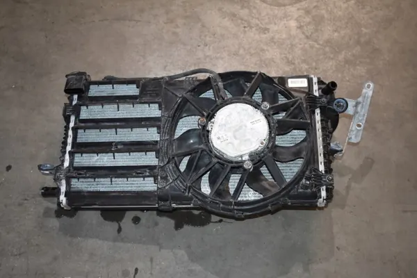 OEM 982121251B Heckkühler Rechts + Lüfter Porsche image 2