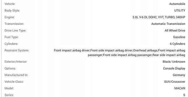 Sensor de nível Xenon Porsche Macan S 2015 8R0941309B image 6