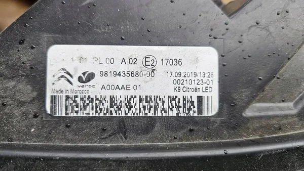 Linker halogeen Citroen Berlingo IV 9819435680 image 4