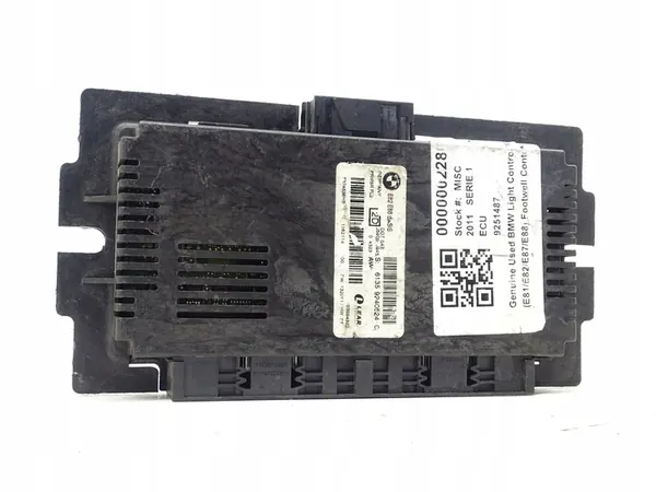 Module de Contrôle des Lumières BMW E82 9240524 image 2