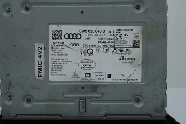 Audi MIB3 Navigaationlukijamoduuli OEM 8W2035043D image 6