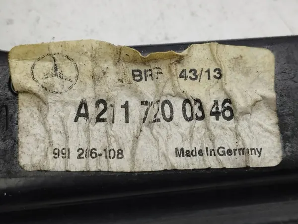 Elevador de vidro dianteiro esquerdo MERCEDES-BENZ E (W211) A2117200346 image 3