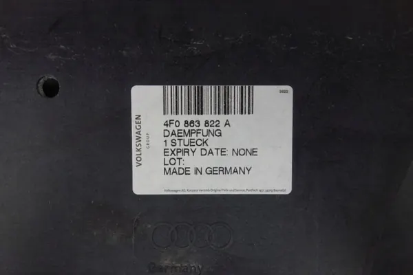 Protection moteur Audi A6 C6 OEM 4F0863822A image 6