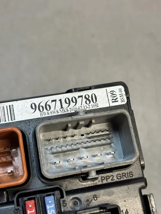 BSM R09 Module Citroen Peugeot 9667199780 image 3
