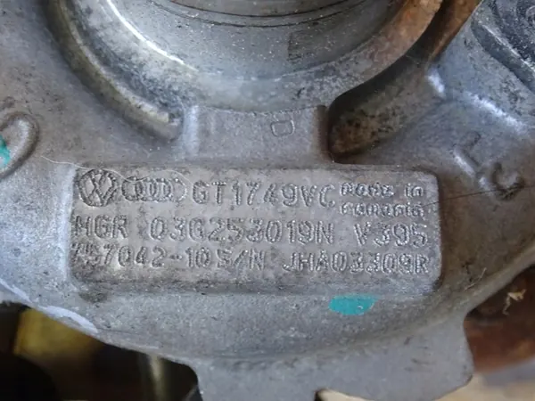 Turbokompressor AUDI A3 8P GOLF V 2.0 TDI 03G253019N image 6