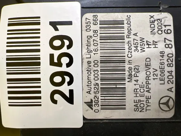 Voorkoplamp Mercedes A 204 820 87 61 image 2