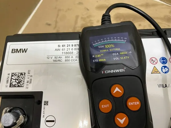 AGM-akku OEM 9878492 6806754 92Ah 850A BMW image 6