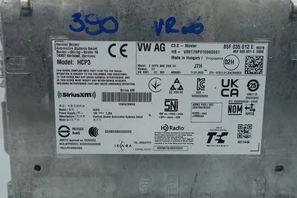 Lecteur Module Navigation MIB Audi OEM 85F035012E image 5