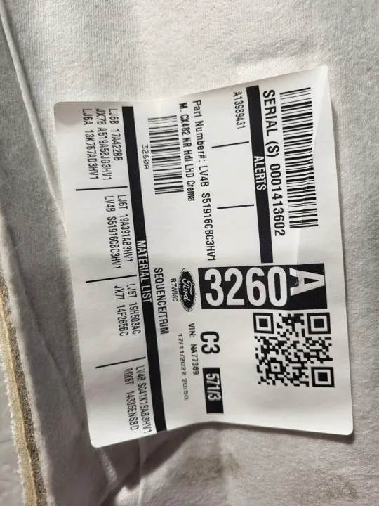 Techo Ford Kuga MK3 OEM LV4B-S51916 Titanio Claro image 7