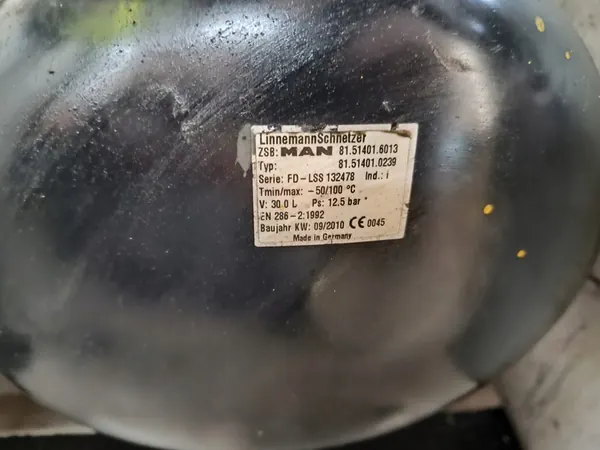 Réservoir d'air MAN 81514016013 image 2