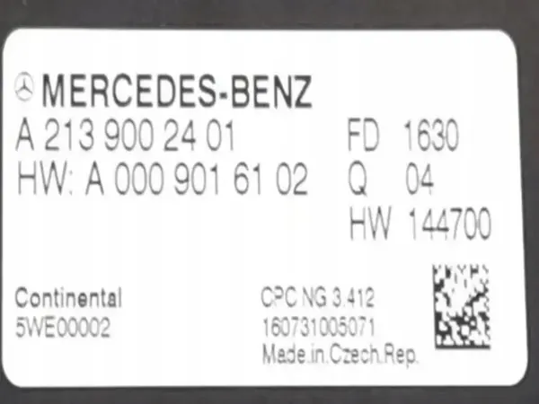 Ordinateur de boîte utilisé OEM A2139002401 Mercedes-Benz image 7