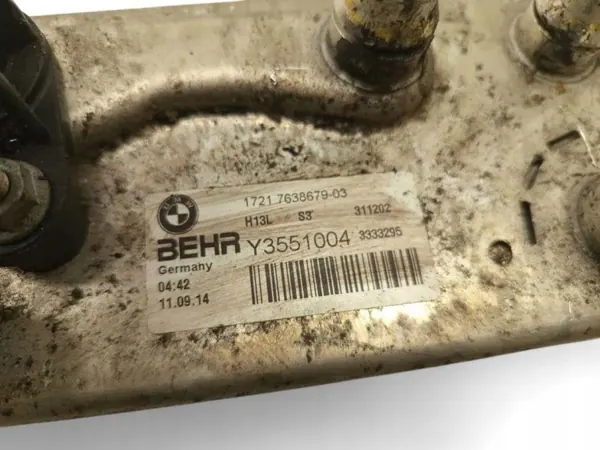 Refroidisseur d'huile d'occasion OEM 7638679 BMW N55 image 4