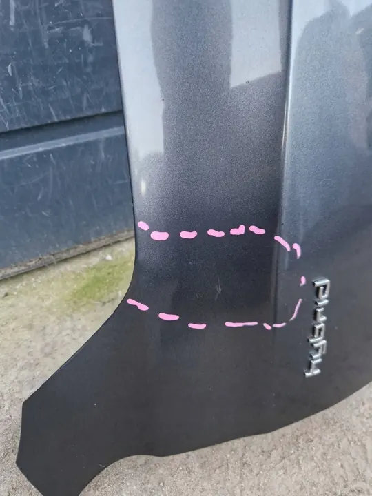 AUDI Q5 8R 09-17 Höger Skärm Brun Metallic 8R0821106A image 3