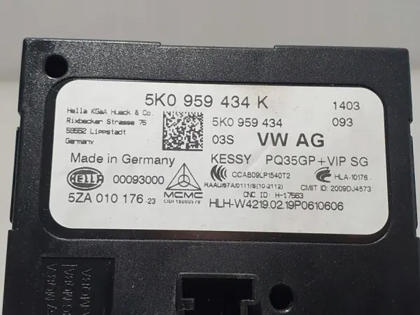OEM 5K0959434K Keyless module voor VW Sharan image 3