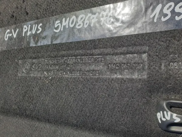 Gebrauchte VW Golf Plus Kofferraumablage OEM 5M0867769 image 7