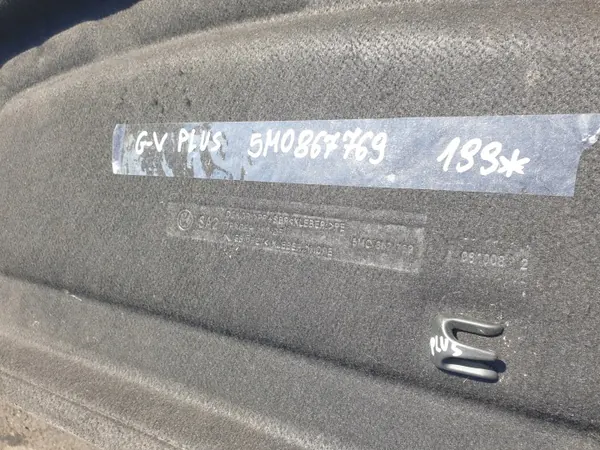 Gebrauchte VW Golf Plus Kofferraumablage OEM 5M0867769 image 8