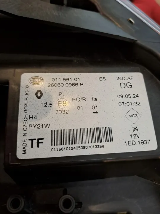 Vasen ajovalot Renault Twingo II 14- OEM 260600966R image 4