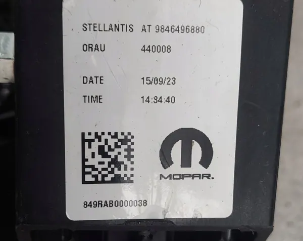 Pédale Frein & Accélérateur Fiat Grande Panda OEM 9846496880 NR1 image 3