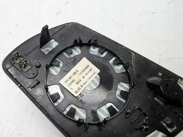 Vidro espelho direito OEM 4F0857536G para Audi A6 C6 image 5