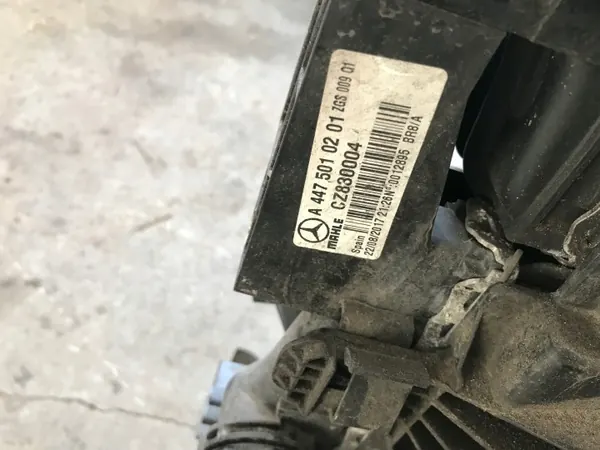 KOMPLET CHŁODNIC WENTYLATOR INTERCOOLER 1.6 CDI MERCEDES VITO W447 14- image 10
