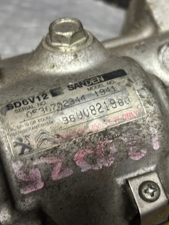 Compresor de Aire Acondicionado Peugeot Citroen 9800821980 image 4