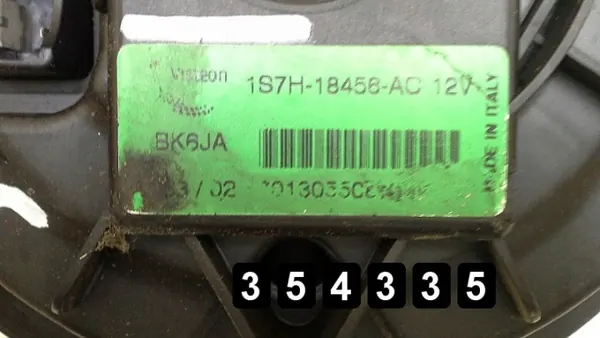 Lämmityspuhallin OEM AM-354335 Ford Mondeo 2003 image 5