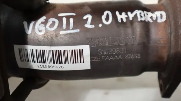 Joustava pakoputki OEM 31439891 Volvo V60 II:lle image 5