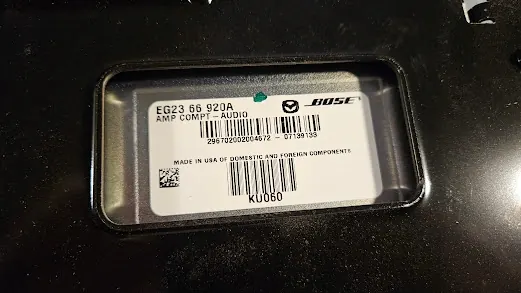 Módulo Amplificador Bose OEM EG2366920A para Mazda CX-7 image 5