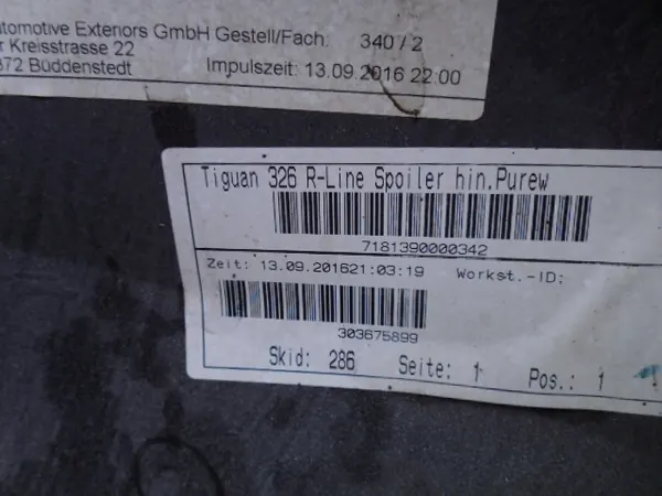 Paraurti posteriore VW Tiguan R-Line image 3