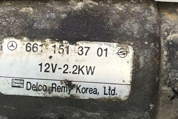 Arrancador SSANGYONG KYRON 2.0L diésel 2005 image 4