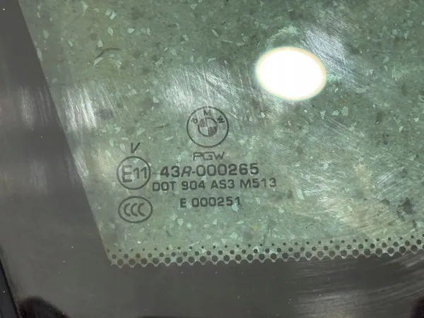 BMW X6 E71 Linke hintere Viertelscheibe OEM 7182327 Getönt image 7