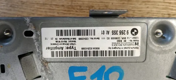 BMW F10 F11 HiFi-versterker OEM 9266355 - Gebruikt image 5