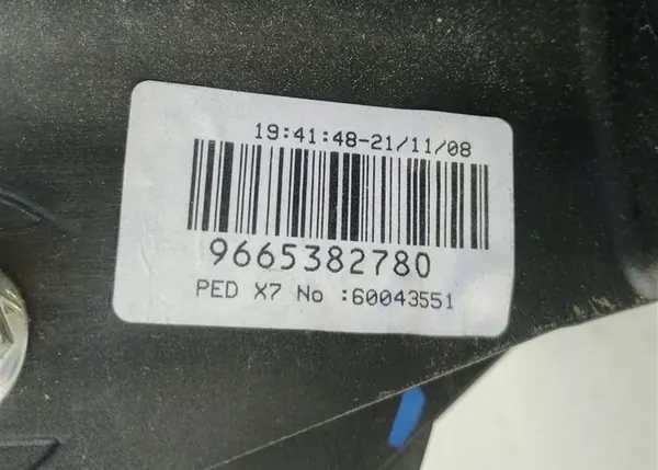 Koppeling rempedaal Citroen C5 III X7 2.2 3.0 HDI image 6