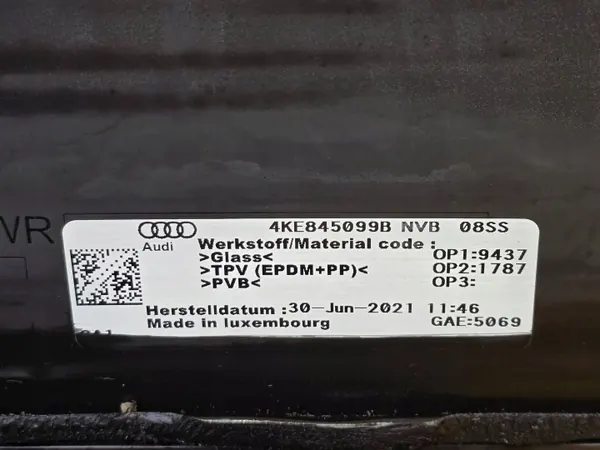 Pare-brise avant Audi e-tron OEM 4KE845099B - Occasion image 8