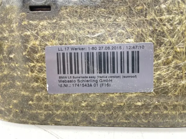 BMW F10 Dakbekleding OEM 7255617 Grijs Dakota Leer image 5