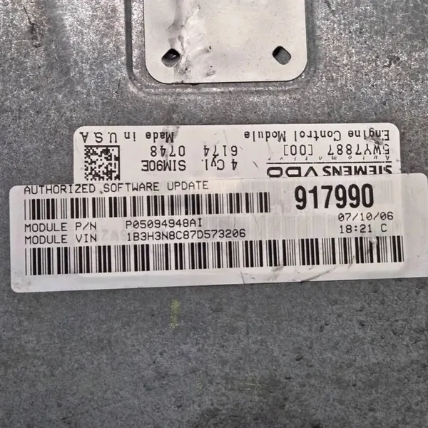Motorstyrd dator Dodge Caliber P05094948AI image 5