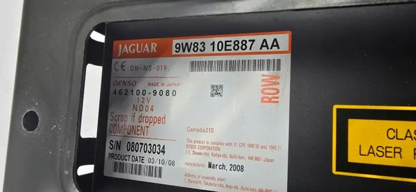 Lecteur DVD Navigation Jaguar XF OEM 9W83-10E887-AA image 4