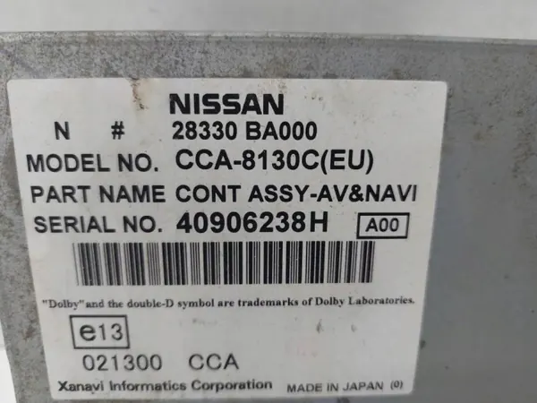 CD-Wechsler Nissan Primera 2006 OEM 28330BA000 image 3