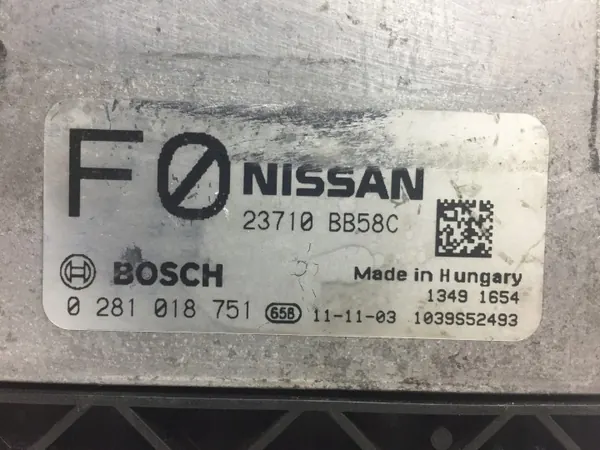 Styrenhet 0281018751 Nissan Qashqai 1.6DCI 23710BB58C image 3