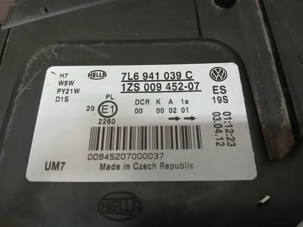 Farol Esquerdo VW Touareg Xenon Lift 7L6941039C image 4