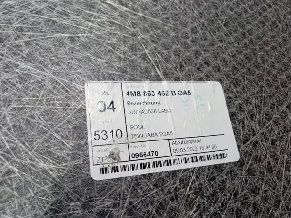 Audi SQ8 Q8 Kofferraumbodenmatte OEM 4M8863462B image 7