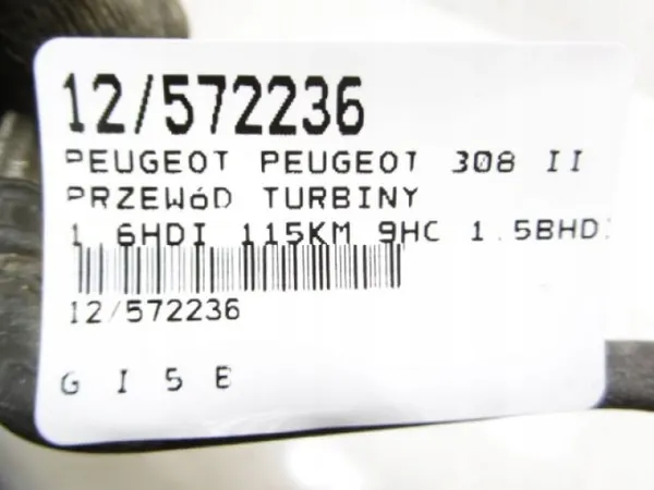 Tubo Turbo Peugeot 308 II OEM AK-12-572236 image 3