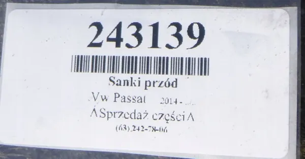 OEM 3Q0199369E Etureki VW Passat B8 2.0 TDI:lle image 3