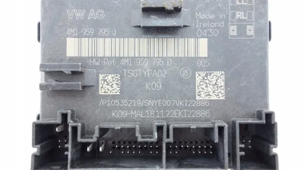 Module Confort Portière OEM 4M1959795D Audi image 5