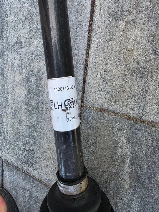 Drivaxel vänster fram LH Tesla Model S X OEM 1420113-00-B image 3