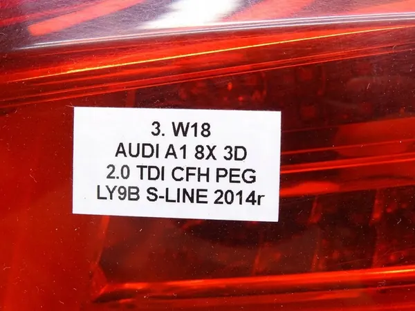 Luz Trasera Derecha Audi A1 8X S-Line LED 8X0945094E image 8