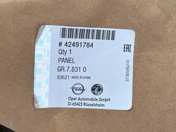 Parte inferiore paraurti Opel Mokka X OEM 42491784 image 5