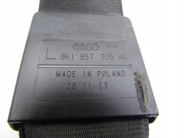 OEM 8K1857705AK Vasen etuturvavyö Audi A4 B8:lle image 4