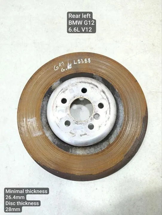 Bremscheibe hinten OEM 6871258 398x28mm BMW image 2